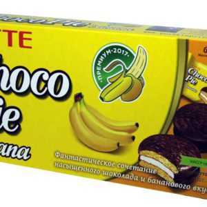 Печенье lotte choco pie banana 6 шт